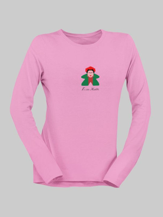TKT T-shirt Frida Kahlo Λευκό Βαμβακερό