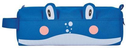 Herlitz Quattro Whale Federmäppchen Zylinderförmig Blau