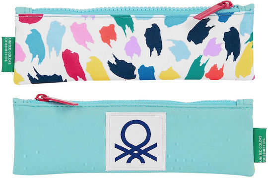 Benetton Candy Federmäppchen Hellblau