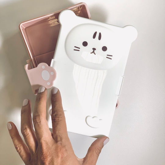 Yuko.B Cat Πλαστικό Παιδικό Δοχείο Φαγητού Mint