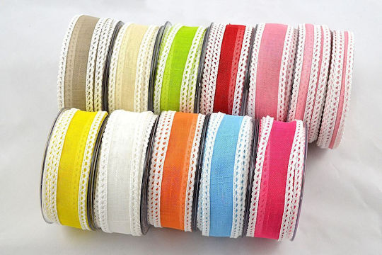 Kappa Decor Lace Ribbon Silver 25mm 9m 1pcs
