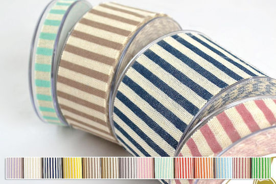 Kappa Decor material textil Panglică Cu dungi Portocaliu 9metri cu lățime 25mm