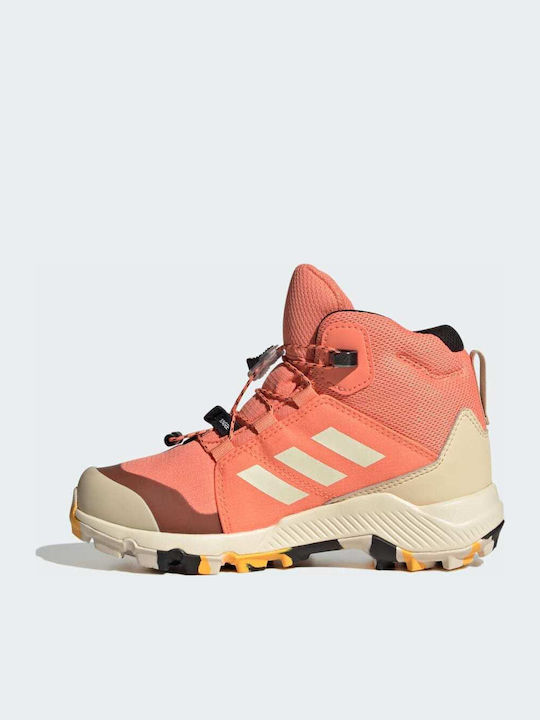 Kinder Wanderschuhe Mid Wasserdicht Koralle ->