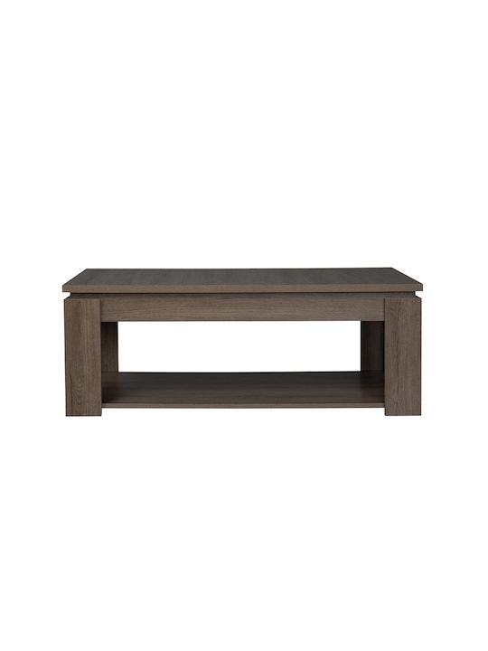 Neo Rectangular Wooden Coffee Table Walnut L120xW60xH45cm