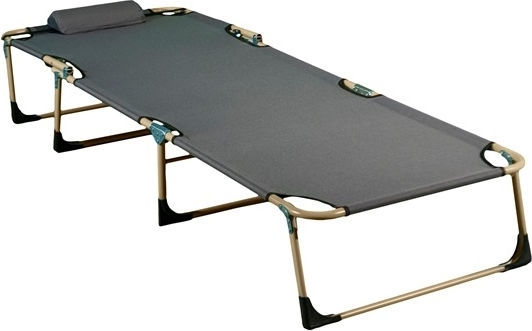 Strandliegen Gray Faltbar mit Kissen 192x68x28cm. 1Stück