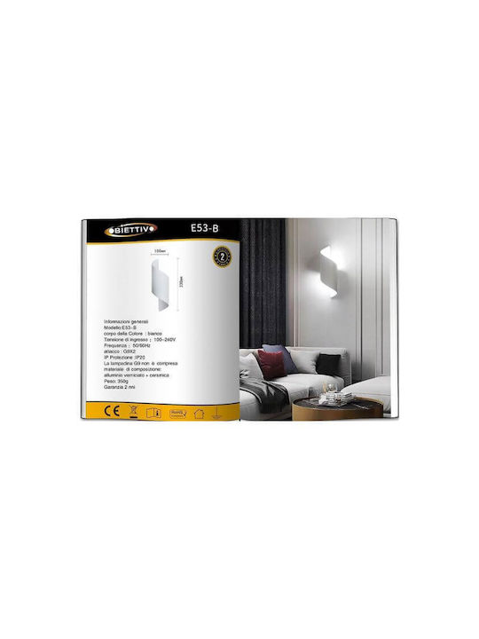 Universo Illuminazione Wandleuchte Weiß Universo Illuminazione Wandleuchte Weiß