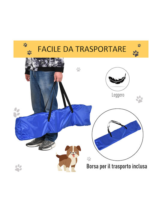 Pawhut Agility Set Jucărie de Antrenament Câine Galben 1buc