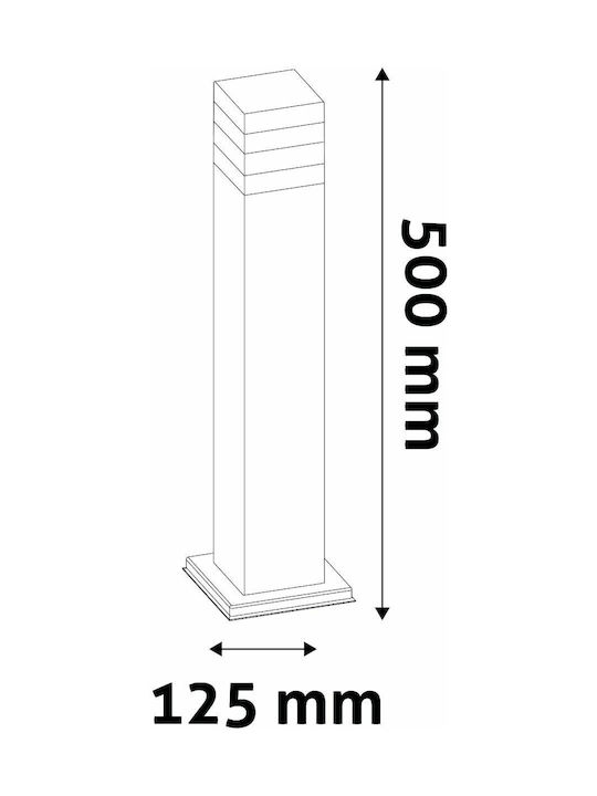 Avide AOLPL-JL-WW-B Outdoor Floor Lamp Small Post LED 2W with Warm White Light IP44 Black