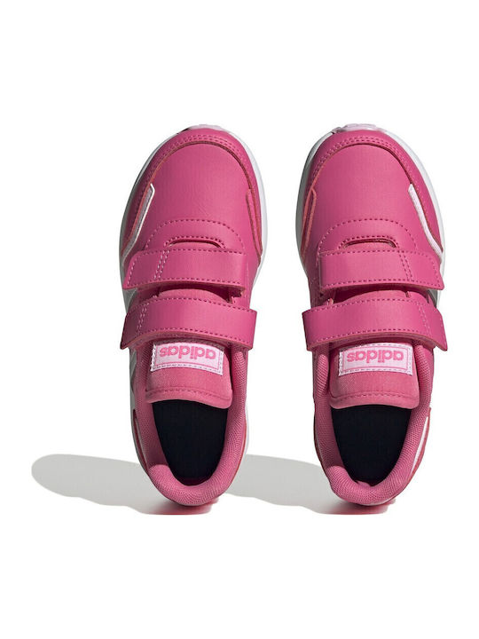 Vs Switch 3 CF C Waterproof Kids Sports Shoes Running with Hoop & Loop Closure Pink