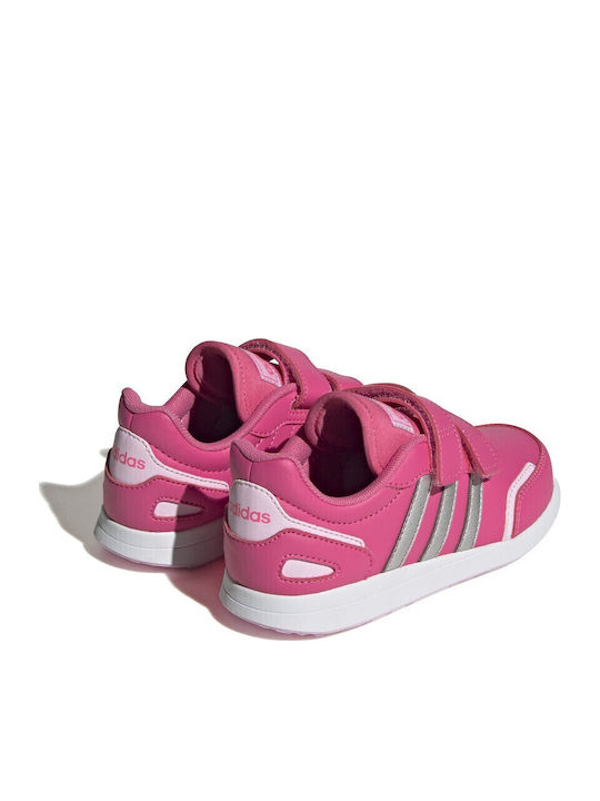 Vs Switch 3 CF C Waterproof Kids Sports Shoes Running with Hoop & Loop Closure Pink
