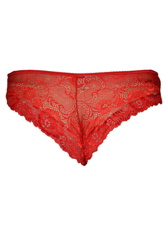 Free Move Women's Brazil with Lace Red