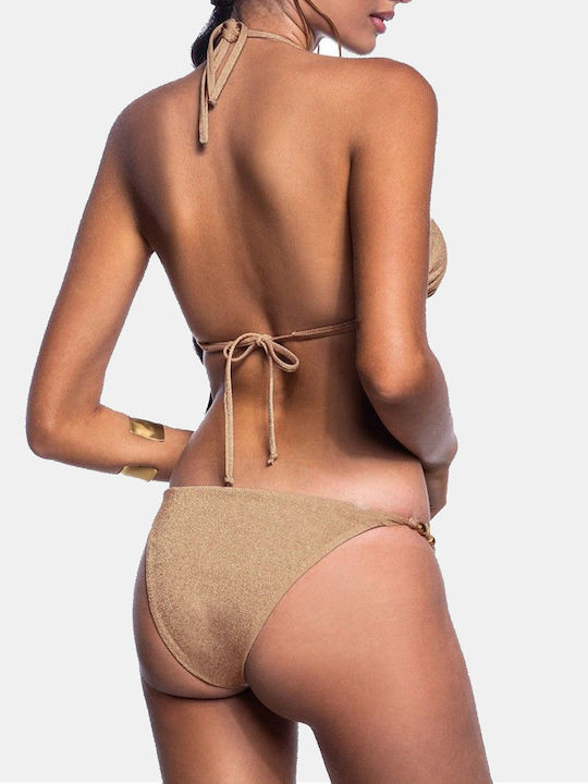Bikini Triangle B Cup With Padding Floral Khaki