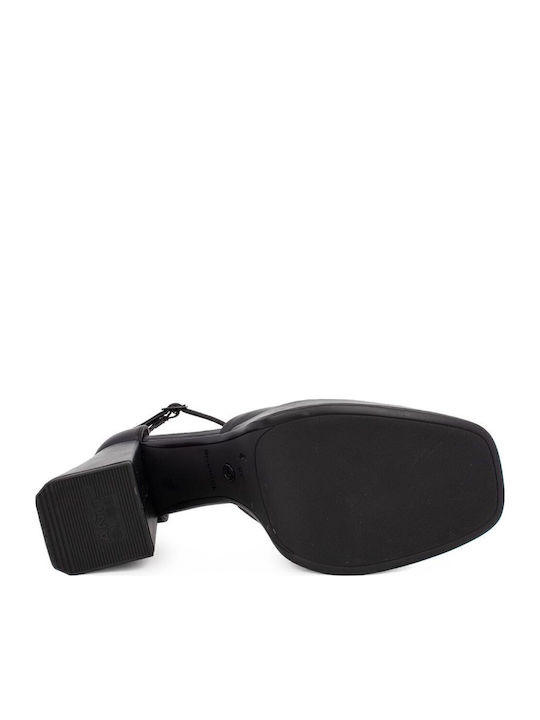 Pumps mit Riemen & Chunky Hochhackige Schwarz