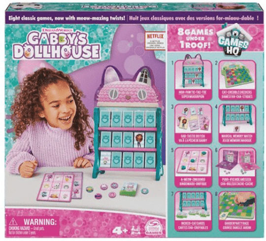 Joc de Societate Gabby's Dollhouse pentru 2-4 Jucători 4+ Ani (EN) Spin Master