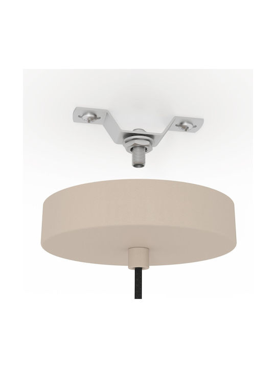 Eglo Romazzina Hängelampe Beige Raster mit Fassung E27 32.5x110cm.