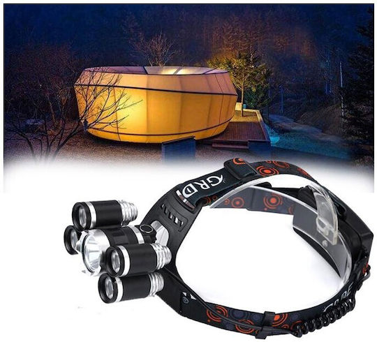 Rechargeable Headlamp LED with Maximum Brightness 5000lm Projector