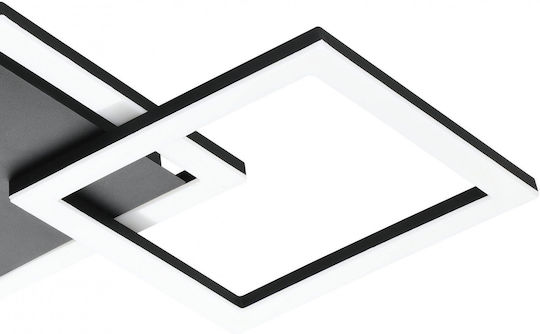 Eglo Paranday-Z Smart Plafonieră De Tavan 65 Cm Neagră Cu LED Integrat