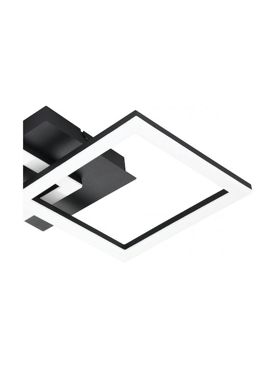 Eglo Paranday-Z Таванно осветление 52.5бр Черен с Вграден LED и Дистанционно Управление