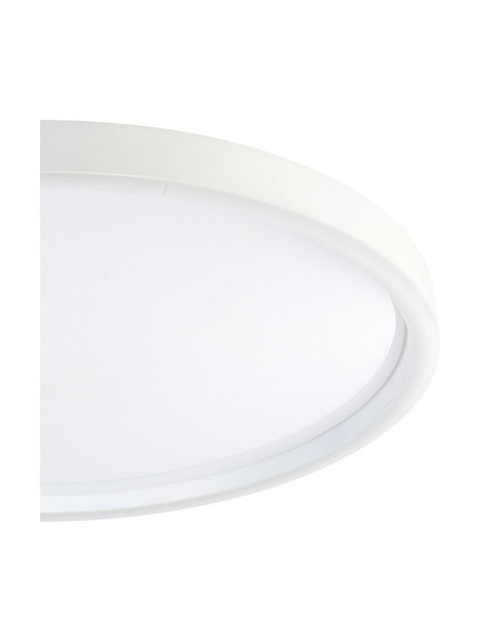 Eglo Montemorelos-Z Smart Ceiling Mount Light 57cm White with Integrated LED and Remote Control