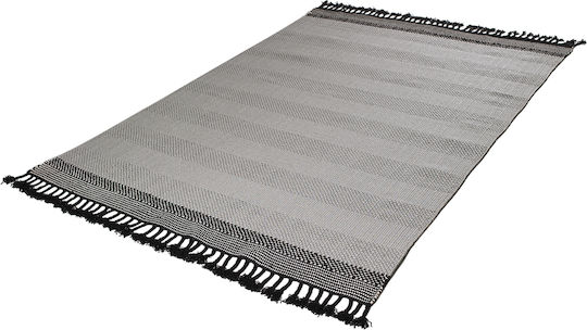 Tapicap Kerren Outdoor Lucrat manual Covor De exterior Rectangular Grey / Black
