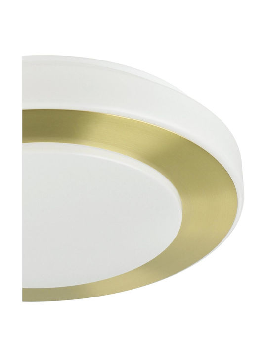 Eglo Carpi Ceiling Mount Light Bathroom 30cm Gold with Integrated LED