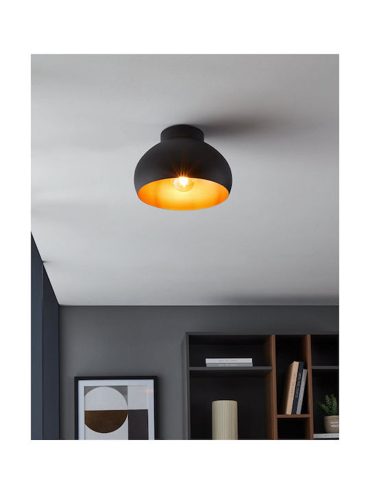 Eglo Mogano Modern Metal Ceiling Light with Socket E27 28pcs Black