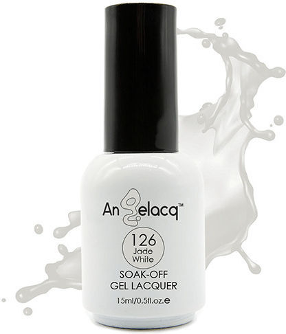 Angelacq Хибриден Лак за Нокти 126 Jade White 15мл 1бр