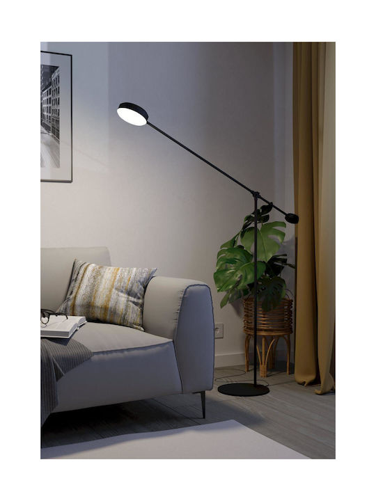 Eglo Clavellina LED Stehlampe H160.5xB121.5cm. Schwarz