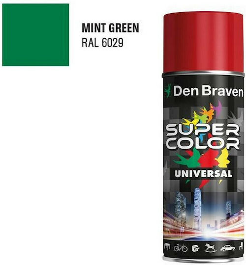 Bostik Den Braven Σπρέι Βαφής SC Universal με Γυαλιστερό Εφέ Mint Green RAL 6029 400ml 6τμχ