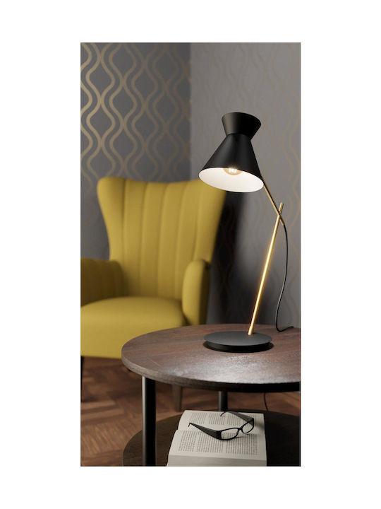 Eglo Amezaga Office Lamp for Socket E27 in Black Color