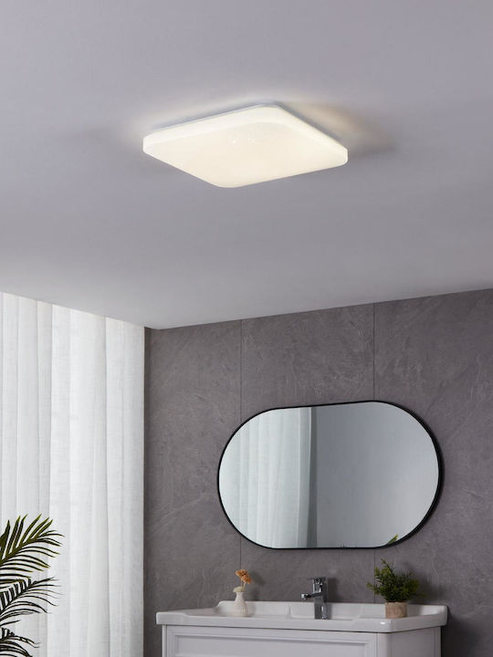 Eglo Square Outdoor LED Panel 14.6W with Natural White Light 4000K 33x33cm