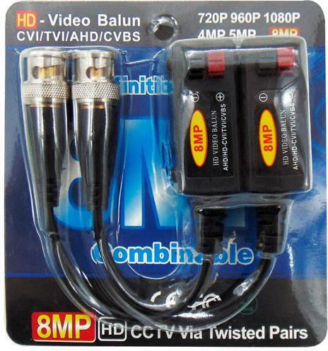 Video Balun Συστημάτων CCTV 5τμχ 01.100.0139