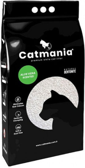 Catmania Nisip pentru Pisici Bentonită Cu granulație fină cu Aromă Trandafir 10lt