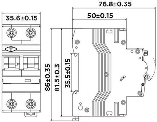 Autonics Phase 1-Pole Earth Leakage Relay 20A 03.017.0602