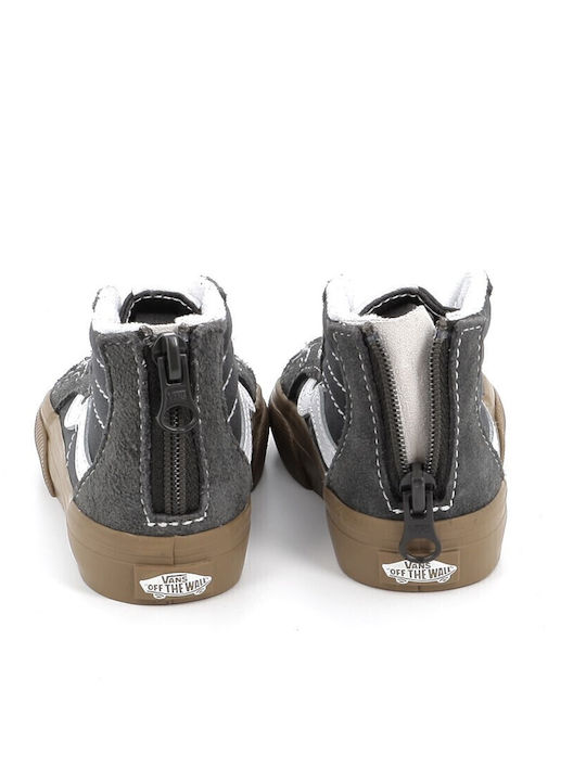 SK8-HI ZIP Încălțăminte sport Joasa pentru copii Argintii