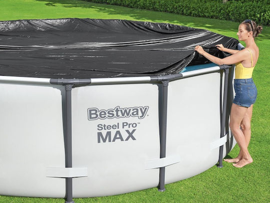 Bestway Sun Protective Round Pool Cover Flowclear Diameter 305cm 1pcs