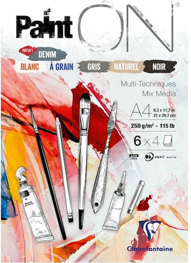 Clairefontaine Sketch Pad PaintON A4 21x29.7cm