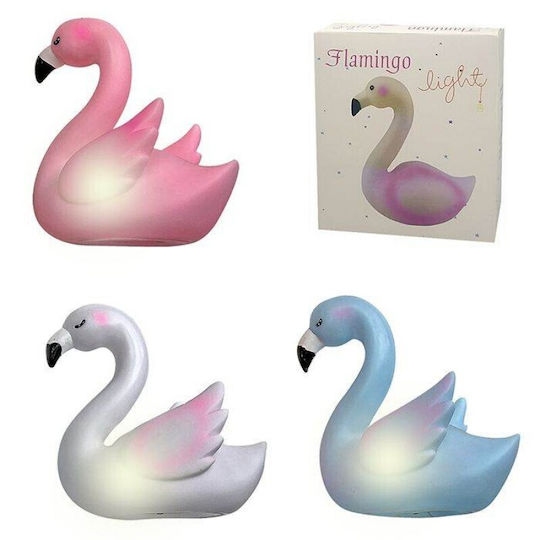 HOMie Kids Decorative Lamp Flamingo Green 13x12cm