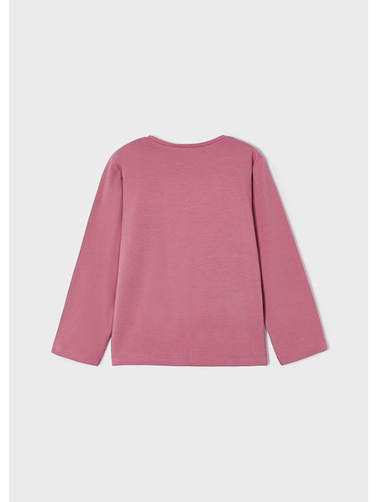 Mayoral Kids Blouse Long Sleeve Pink