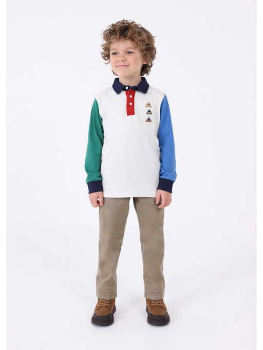 Mayoral Kids Polo Long Sleeve Multicolour