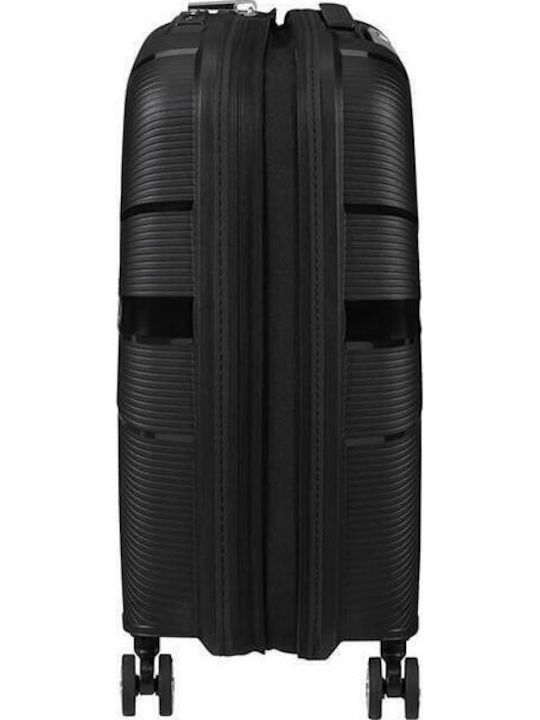 American Tourister Starvibe Cabin Travel Suitcase Hard Black with 4 Wheels Height 55cm 146370-1041