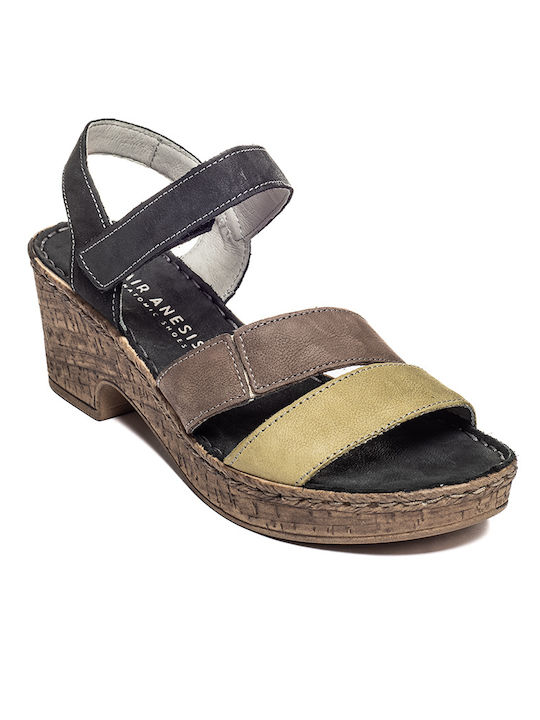 Leather Women's Sandals Green 654647190