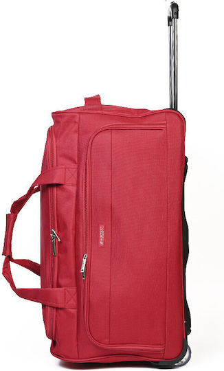 Airtex Paris Σακ Βουαγιάζ 136lt Κόκκινο με Ρόδες Υφασμάτινο Μ83xΠ39xΥ43εκ.