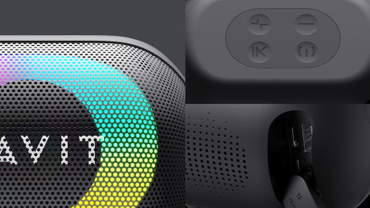 Havit SK885BT Ηχείο Bluetooth 8W με Ραδιόφωνο και Διάρκεια Μπαταρίας έως 11 ώρες Μαύρο