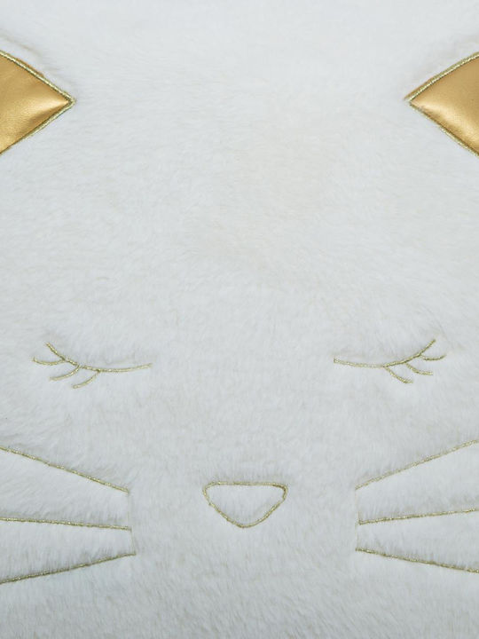 Atmosphera Kids Decorative Pillow Cat White 40x40cm