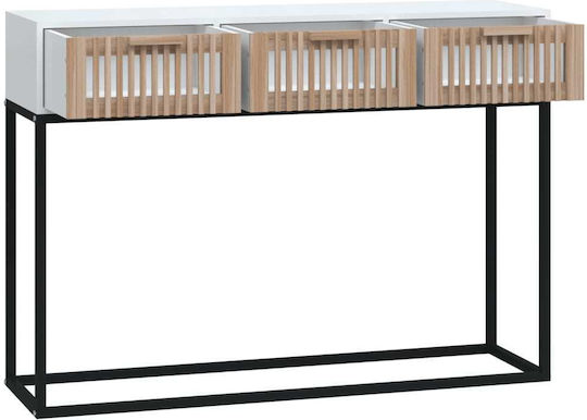 Конзолна маса от Дърво & Метал Д105xШ30xВ75cm