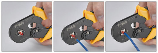FSE VSC8 6-4A FSE Self-Adjusting Crimping Pliers Cross-Section Range 0.08 - 10mm² Length 175mm