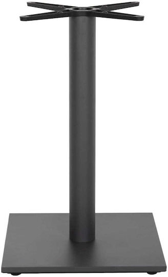 Freebox Βάση Τραπεζιού Μεταλλική με Ρεγουλατόρο Γκρι 45x45x71.5cm