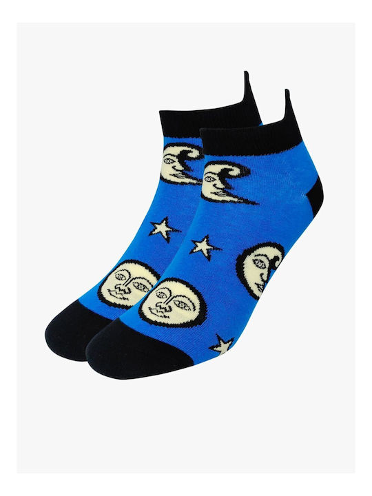 Axidwear Patterned Socks Blue
