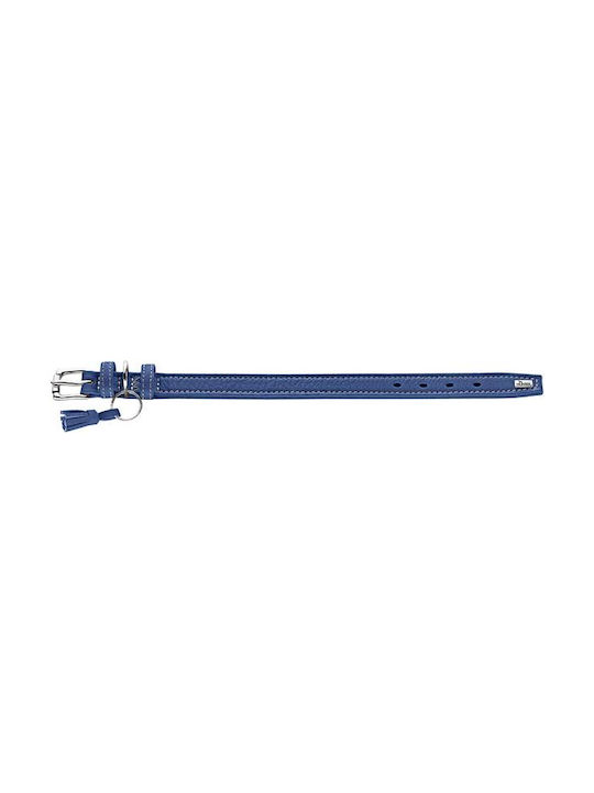 Hunter X Κολάρο Σκύλου Δερμάτινο σε Μπλε χρώμα 18mm x 24 - 32cm